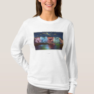 Luna Island Night View of New Rainbow Bridge T-Shirt