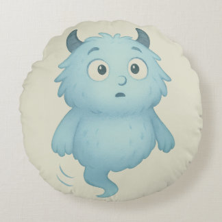 Luna Kissen - The Dreamy ADHD Monster Round Pillow