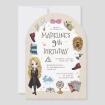 Luna Lovegood Magical Birthday Celebration Invitation