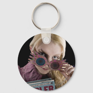 Luna Lovegood Peeks Over Glasses Keychain