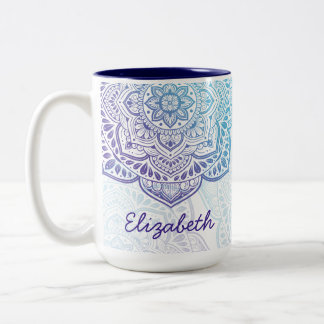 Luna Mandala 15 oz. Personalized Mug
