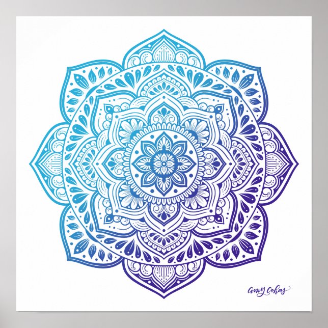 Luna Mandala Fine Art Print (Front)