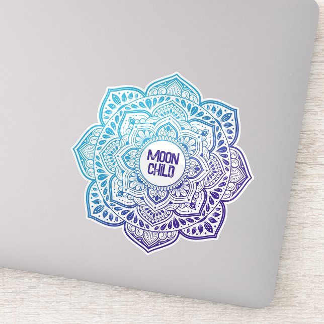 Luna Mandala Personalized Vinyl Sticker (Creator Uploaded)
