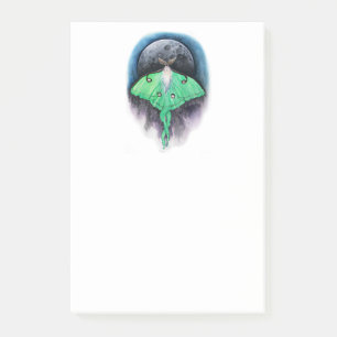 Luna Moon Moth Post-it Notes