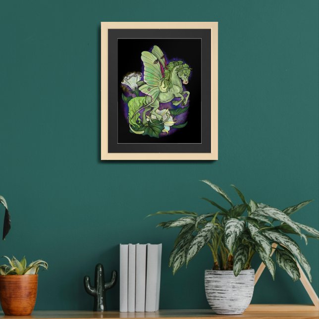 Luna Moonduster Moth Fairy Horse Poster (Living Room 2)