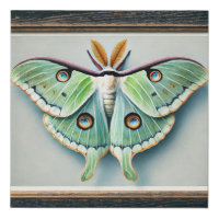 Luna moth 050824IREF205 - Watercolor