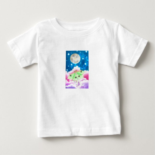 Luna Moth Baby T-Shirt (Front)