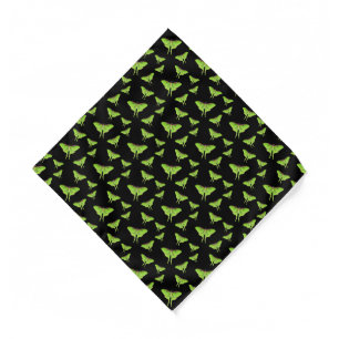 Luna Moth cartoon illustration  Bandana