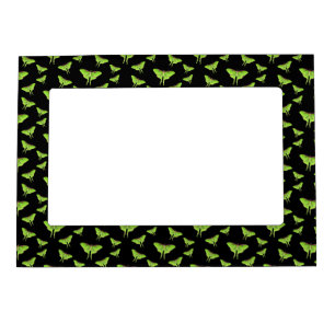 Luna Moth cartoon illustration Magnetic Frame