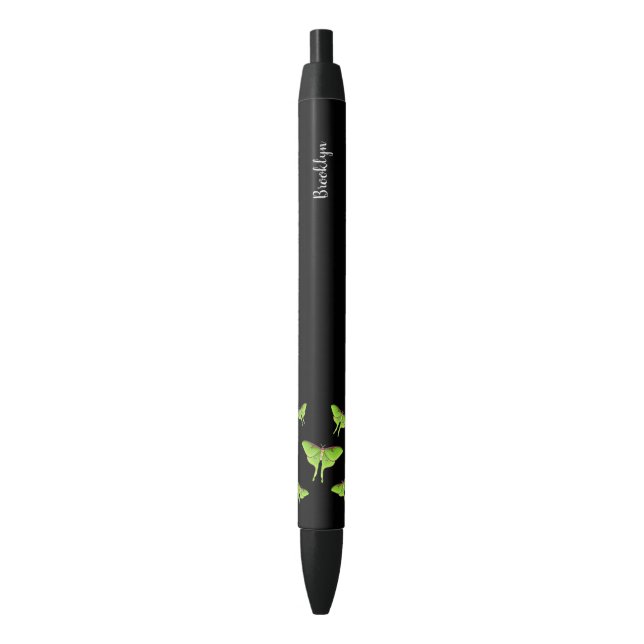Luna Moth cartoon illustration  Pen (Front Vertical)