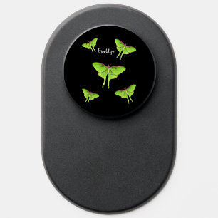 Luna Moth cartoon illustration PopSocket