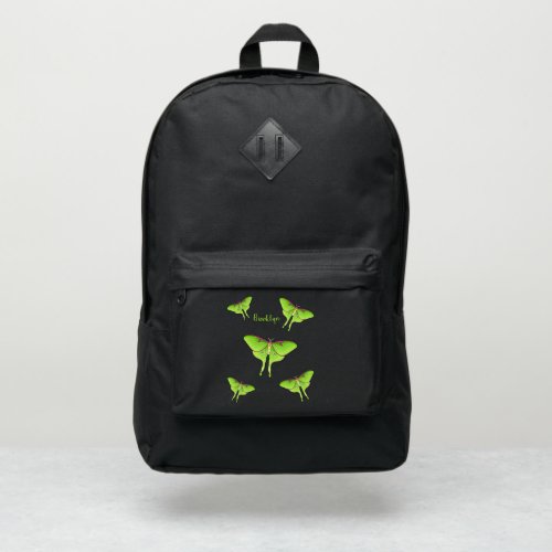 Luna Moth cartoon illustration  Port Authority Backpack