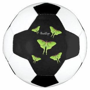 Luna Moth cartoon illustration  Soccer Ball