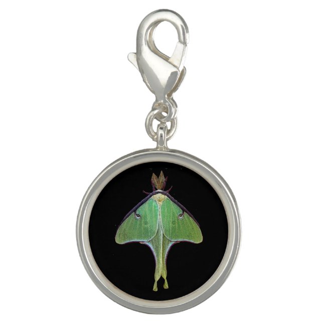 Luna Moth Charm (Front)