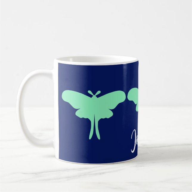 Luna Moth Coffee Mug (Left)