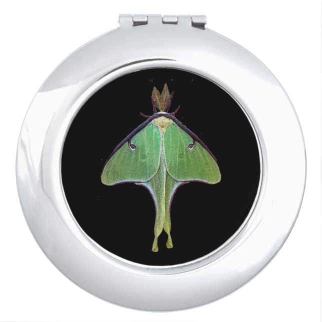 Luna Moth Compact Mirror (Front)