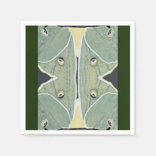 Luna Moth Digital Painting Napkins