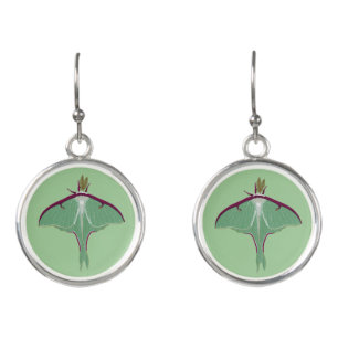 Luna Moth Earrings