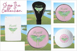 Luna Moth Golf Gifts for Women