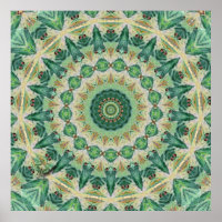 Luna Moth Kaleidoscope Art Print