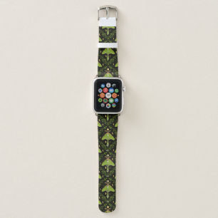 Luna moth, moon phases and ivy damask 2 apple watch band
