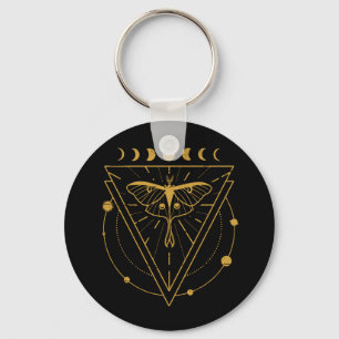 Luna Moth Mystical Designs Keychain