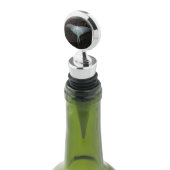 luna moth nature butterfly fairy fantasy dream wine stopper (Angled)
