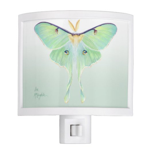 Luna Moth Night Light (Front)