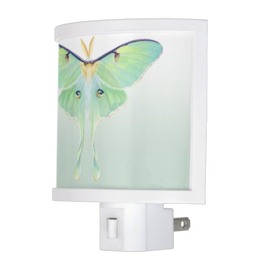 Luna Moth Night Light (Left)