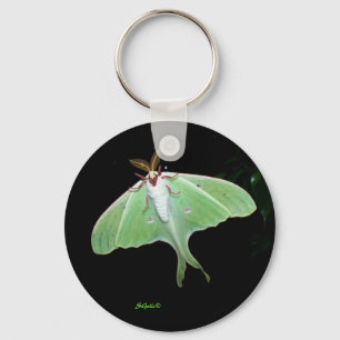 Luna Moth Photo Keychain