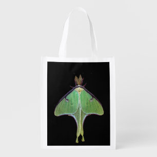 Luna Moth Reusable Grocery Bag
