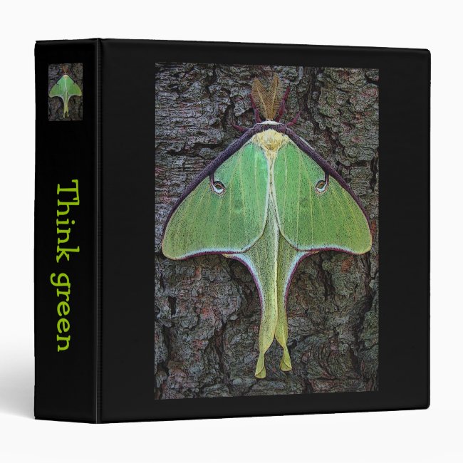 Luna Moth Think Green