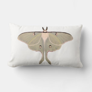 Luna Moth Throw Pillow