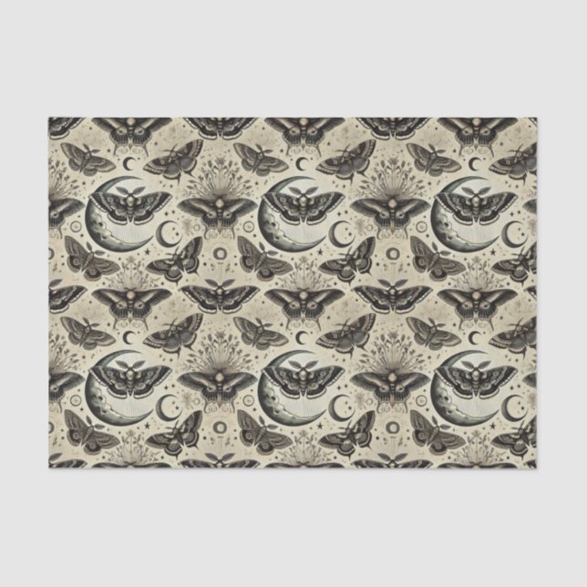 Luna Moth Tissue Paper | Elegant Nature-Inspired (Front)