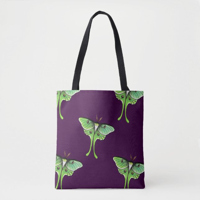Luna Moth Tote Bag (Front)
