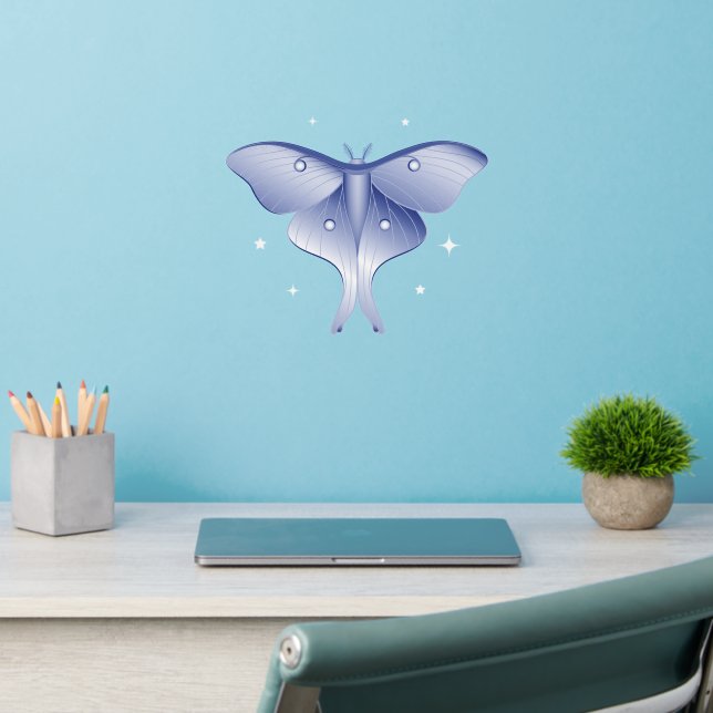 Luna Moth Wall Decal (Home Office 2)
