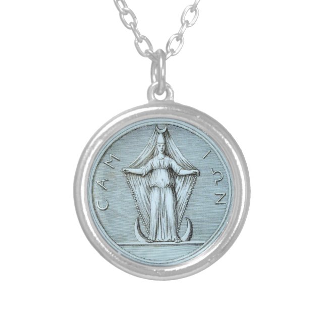 Luna Regia FOR LASTING YOUTH & BEAUTY Silver Plated Necklace (Front)