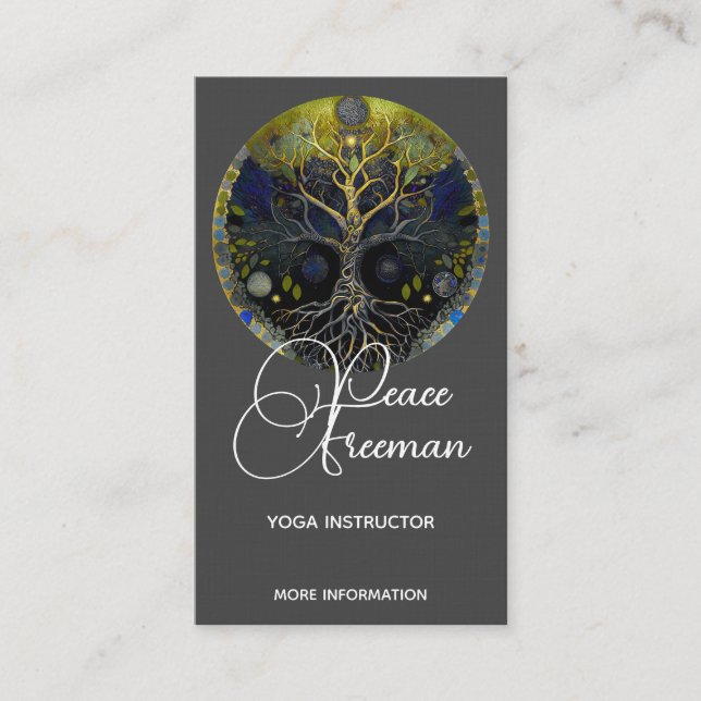 Luna Rising | Tree of Life Business Card (Front)