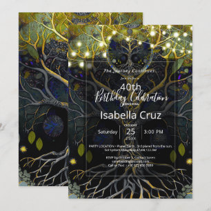 Luna Rising Tree of Life Invitation