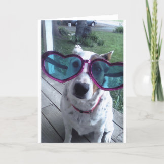 Luna Says "Bad Hair Day? Get bigger glasses" Card