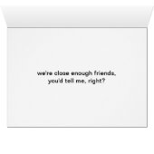 Luna Says If I Had A Booger Hanging From My Nose? (Inside Horizontal (Bottom))