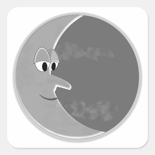 Luna Square Sticker (Front)