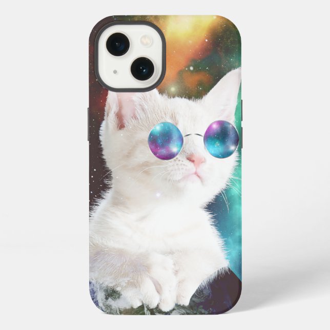Luna the Space Cat Iphone Case (Back)