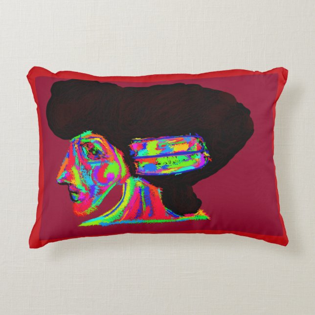 Luna Wolfwoman  Accent Pillow (Front)