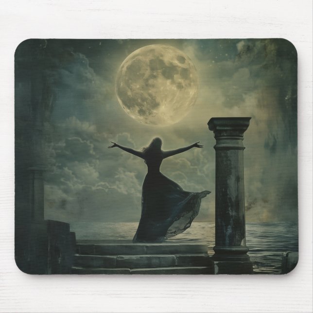 Luna Worship #1 Supernatural Occult Mouse Pad (Front)