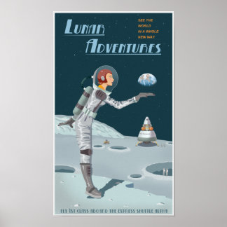 Lunar Adventures Poster