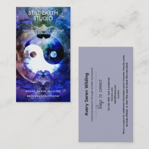 Lunar Balance Yin Yang Design Business Card