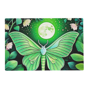 Lunar Butterfly Bloom Design Placemat