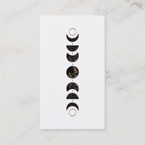  Lunar Cosmic _ Moon Phases _  Universe Shaman Business Card