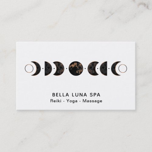  Lunar Cosmos Moon Phases Universe Shaman Business Card